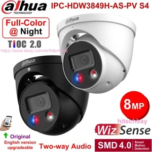 Dahua 4K 8MP Full-Color 2-Way Audio SMD4.0 TiOC PoE Camera IPC-HDW3849H-AS-PV-S4 - Picture 1 of 13