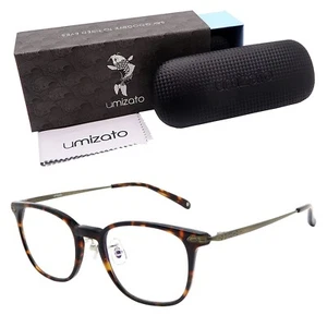 Umizato Blue Light Glasses Unisex Hudson Blocking Computer Acetate Tortoise NEW - Picture 1 of 8