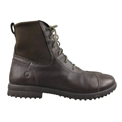 Botines impermeables Bogs para mujer talla 9 Alexandria con cordones de cuero marrón 71578 Foto 1 de 4