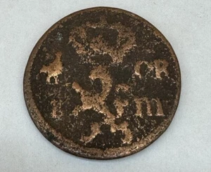 Sweden 1670? Three Crowned Coin. Please View All Photos. - Picture 1 of 6