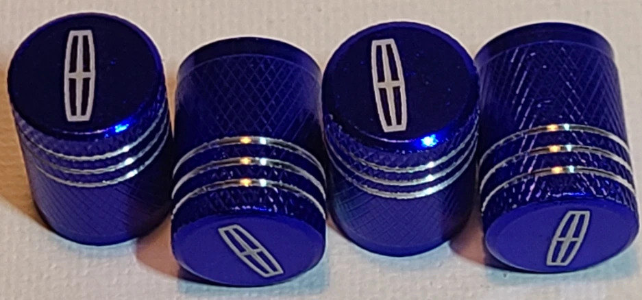 4 Tapas de vástago de válvula hexagonal azules Tapas de vástago de cubierta de polvo de aire para Lincoln NUEVO Foto 1 de 1