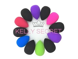 Paquete de 4 licuadoras de esponja de maquillaje para mezclar base de belleza PRO resaltar y contorno - Imagen 1 de 1