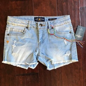 Lucky Brand Distressed Frayed Cut off Denim Jean Riley Short 10 12 YOU PICK SIZE - Picture 1 of 6