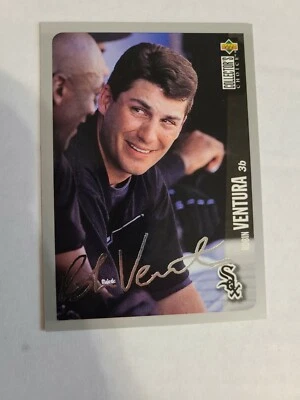 Robin Ventura 1996 Collectors Choice Silver Signature #505 Baseball Card  - Image 1 of 4