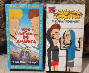 Beavis And Butthead Bundle Do America+The Final Judgement VHS Pre-owned*Read - Picture 1 of 8