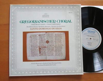 ARCHIV 2533 163 Gregorianischer Choral Santo Domingo De Silos 1974 Gatefold LP - Image 1 of 4