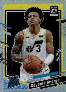 2023-24 Donruss Optic #223 Keyonte George Silver Holo - Picture 1 of 2