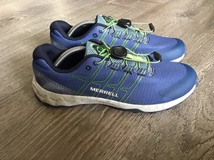 MERRELL Youth Moab Float Pro Sneakers Size 5.5 M Shoes Blue Shoes 61594 - Picture 1 of 12