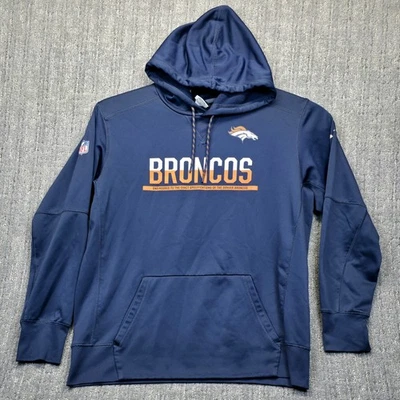 Nike Denver Broncos NFL Onfield Sudadera con Capucha Para Hombres XL Therma-FIT Pullover Sudadera Foto 1 de 4