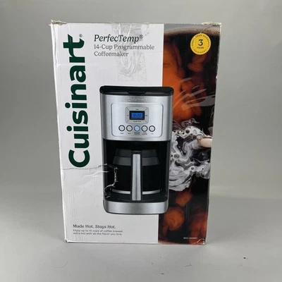 Cafetera Cuisinart jarra de vidrio de 14 tazas DCC-3200P1 acero inoxidable Foto 1 de 4