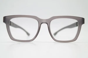 IC! Berlin Goeffrey Gray Black Square Eyeglasses Frame New - Picture 1 of 6