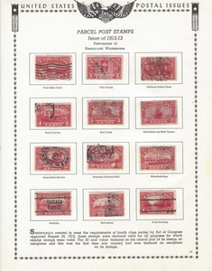 SC.#Q1-12, 1912-13 issues, Parcel Post, Complete set, Used, F-VF Philly Chicago - Picture 1 of 3
