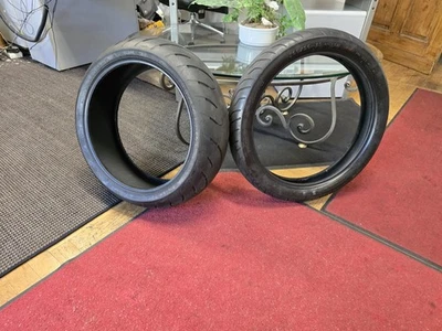 ❌️ Motorradreifen Satz wie Neu 100/90/19 & 190/50 Zr 17 Reifen Motorrad Moped - Bild 1 von 4