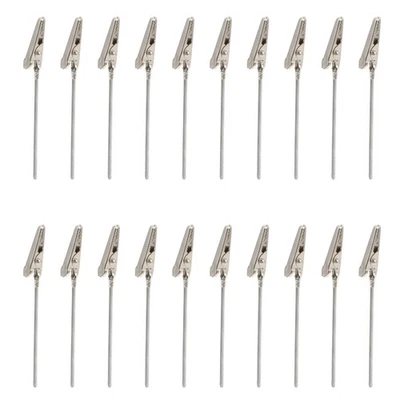 50pcs in acciaio inossidabile Dannalizza le clip di visualizzazione delle - Immagine 1 di 4