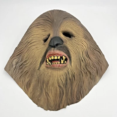 Lucas Film Star Wars Chewbacca Máscara Coleccionistas Máscara de Goma Disfraz de Halloween Foto 1 de 4