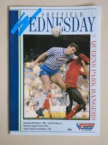 Sheffield Wednesday v Queens Park Rangers 1988-1989 Barclays Div One 25/03/1989 - Picture 1 of 4
