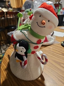 Hallmark Jingle Pals Swooshin Duo 2012 Plüsch singend musikalisch Skifahren Schneemann mit Etikett - Bild 1 von 4