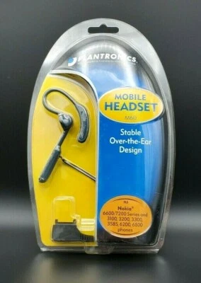 Mobile Headset Plantronics M60 N3 Nokia Compatible #64613-21 Over-Ear Brand New! - Image 1 of 4