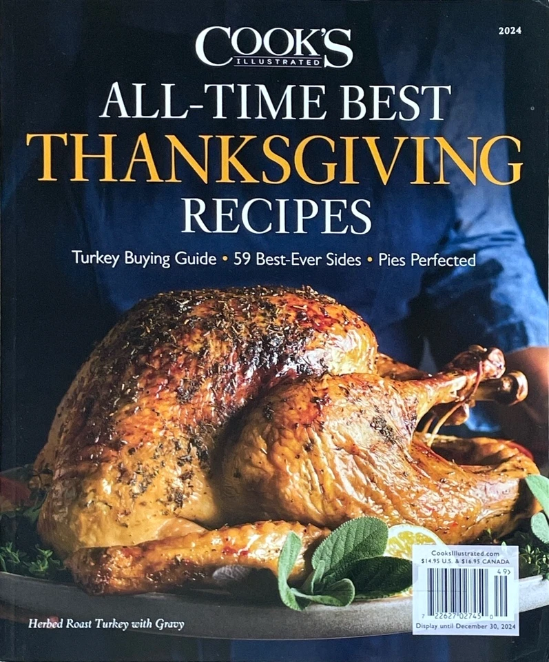 Cook's Illustrated | All-Time Best Thanksgiving Recipes | 2024 - Image 1 of 1