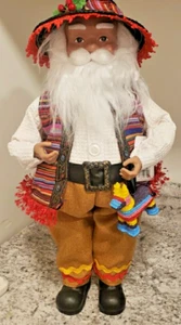 "Figura Muñeca Papá Noel 18.5"" Fiesta Hispana Mexicana Navidad Exhibición piñata" - Imagen 1 de 13