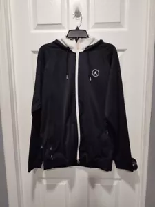 De Colección Michael Jordan Nike DriFit Negro Salto Hombre Cremallera Completa Sudadera con Capucha Chaqueta Mediana Y2K - Imagen 1 de 10