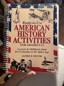 Ready-to-Use American History Activities Quizzes Grades 5-12 HOMESCHOOL UNUSED - Picture 1 of 1