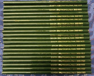 20 Vintage Dixon Metropolitan 968-No 3 Pencils Unused USA - Picture 1 of 3