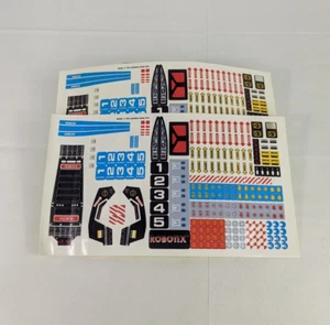 1995 Learning Curve Toys Robotix Etikettenblätter 98400 Aufkleber Sticker Ersatz - Bild 1 von 9