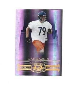 2007 Donruss Threads Bronze Holofoil #199 Dan Bazuin /250 CHICAGO BEARS - Picture 1 of 2