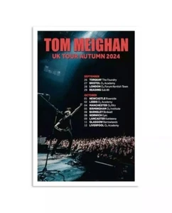 Tom Meighan  Tour Autumn 2024 2025 Concert Poster - Picture 1 of 8