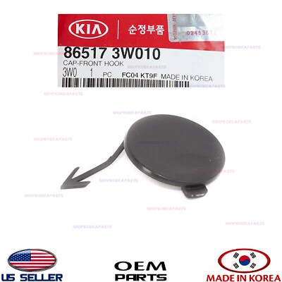 Cubierta de gancho de ojo de remolque para parachoques delantero genuino ⭐OEM⭐ KIA SPORTAGE 2011-2016 Foto 1 de 4