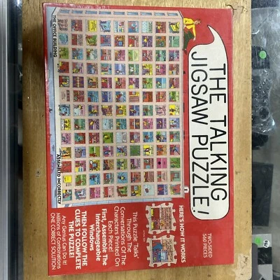 THE TALKING JIGSAW PUZZLE The Hospital SEALED 2-Sided 560 Pieces 1993 NEW - Image 1 of 4