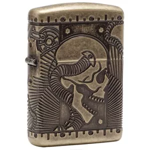 Zippo Skull Brass - Picture 1 of 3