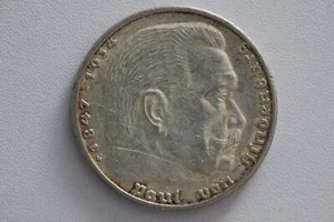 Deutsches Reich 5 Reichsmark 1935 G Hindenburg ohne HK - Bild 1 von 3