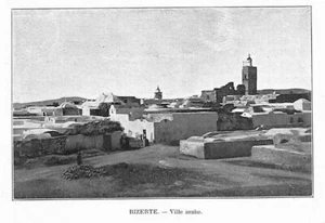 BIZERTE (TUNISIE) VILLE ARABE / ILLUSTRATION 1906 - Picture 1 of 1