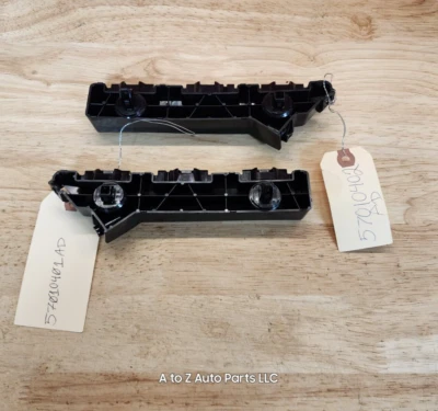 NEW 2011-2023 Chrysler 300 Driver & Passenger FRONT BUMPER Support Brackets, OEM - Image 1 of 2