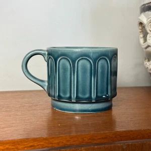 Vintage Sadler Coffee Cup X1 , Blue, Arch, Mid Century Modern, James Sadler - Picture 1 of 10