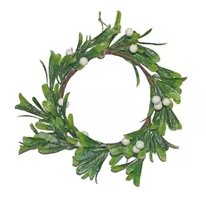 Guirnalda de Navidad Muérdago Decoración 32cm - Imagen 1 de 3