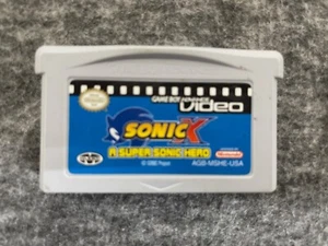 GBA Video - Sonic X A Super Sonic Hero Nintendo Gameboy Advance Cart Only Tested - Picture 1 of 3