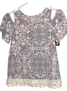 New w/tags Girls JOLT Shirt   Size Large Pink and Blue FREE SHIPPING Retail $32 - Picture 1 of 4