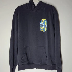 Lyrical Lemonade Hoodie Black Size Medium Music Hip Hop Rap Long Sleeve - Picture 1 of 7