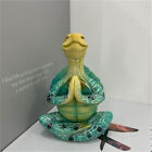 Garden Sea Turtle Figurine Meditating Zen Yoga Sea Turtle Sculpture Yard Decor