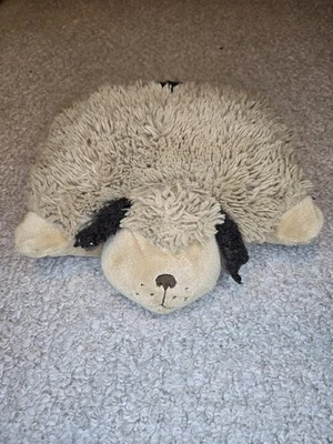 Pillow Pets Pee Wees 12" Puppy Dog Plush Brown Stuffed Animal 2010 - Image 1 of 4