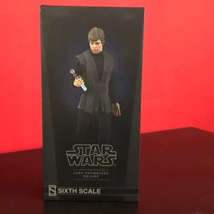 Sideshow Star Wars Sixth Scale Luke Skywalker Deluxe 1/6 Action Figure 12" ROTJ - Imagen 1 de 14