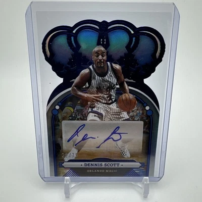 Baloncesto Panini Crown Royale 2022-23 CA-DNS Dennis Scott/75 autógrafo automático Foto 1 de 2