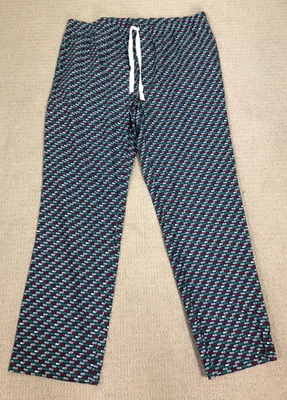 NUEVO Pantalones de Pijama Vineyard Vines Talla XL Ho Ho Bolsillos Ballena Vacaciones Foto 1 de 4