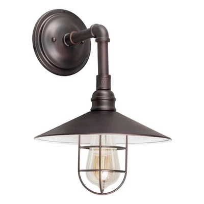 Forte Lighting 7359-01-32 Signature Outdoor Wall Light Antique Bronze - Image 1 of 4