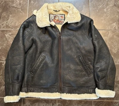 Abrigo de Colección Walter Daroucci Cuero de Oveja Genuino Para Hombre Talla XL Envejecido  Foto 1 de 4