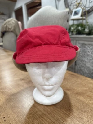 LL Bean шляпа крышка траппер большой красный Gore-Tex флис с подкладкой уха клапаны США мужчин - Изображение 1 из 4