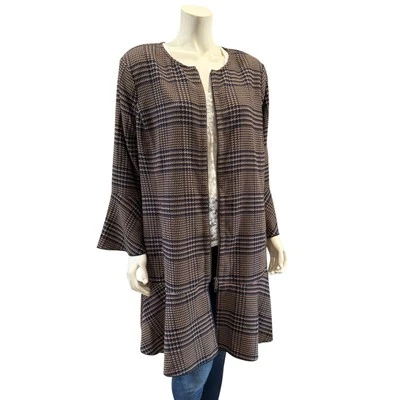 Куртка в клетку с воланами CAbi Tartan - Изображение 1 из 4